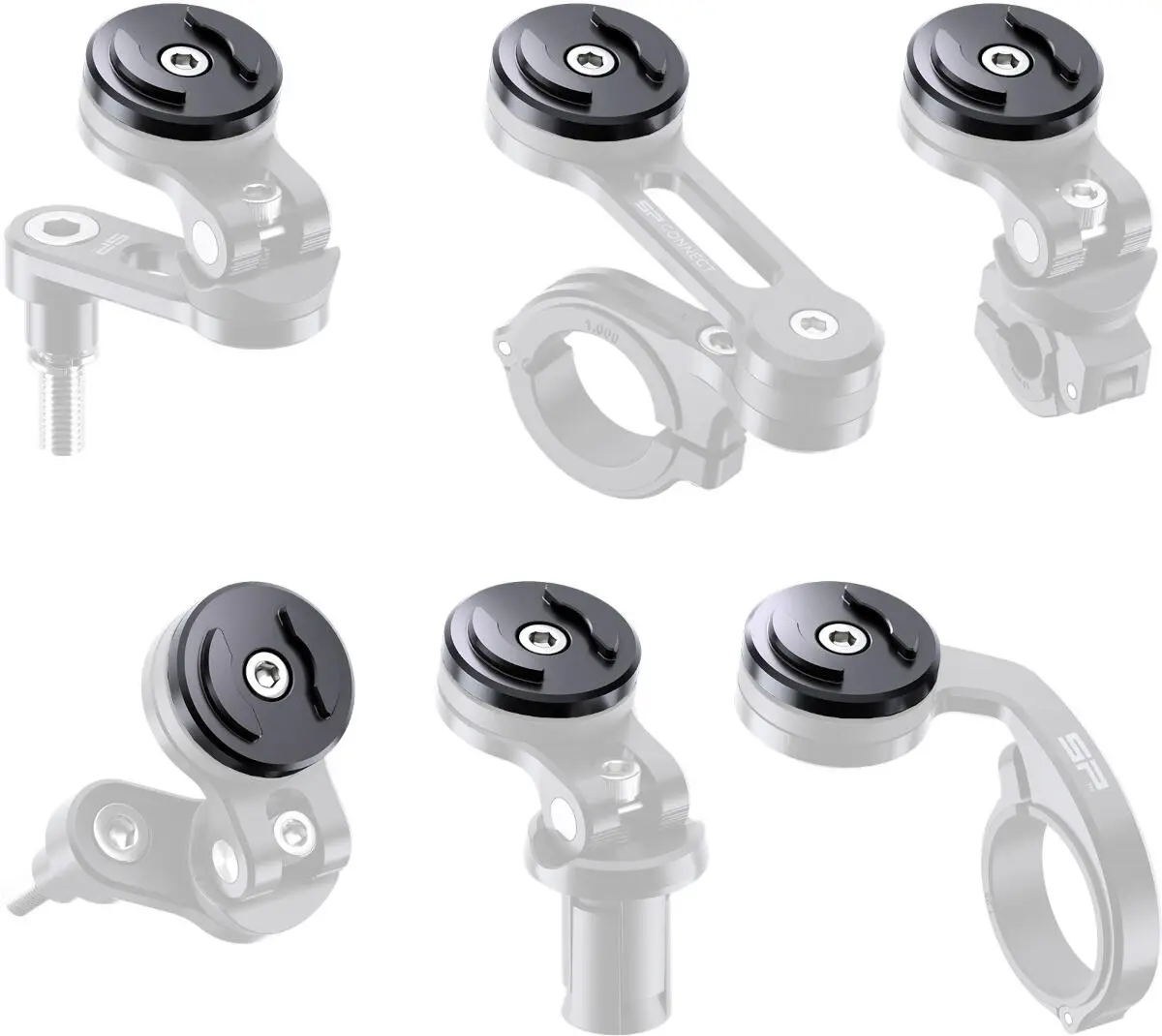 SP Connect Head SPC+ Adapter SPC Houders voor SPC+ Telefoonhoesje Zwart afbeelding 2