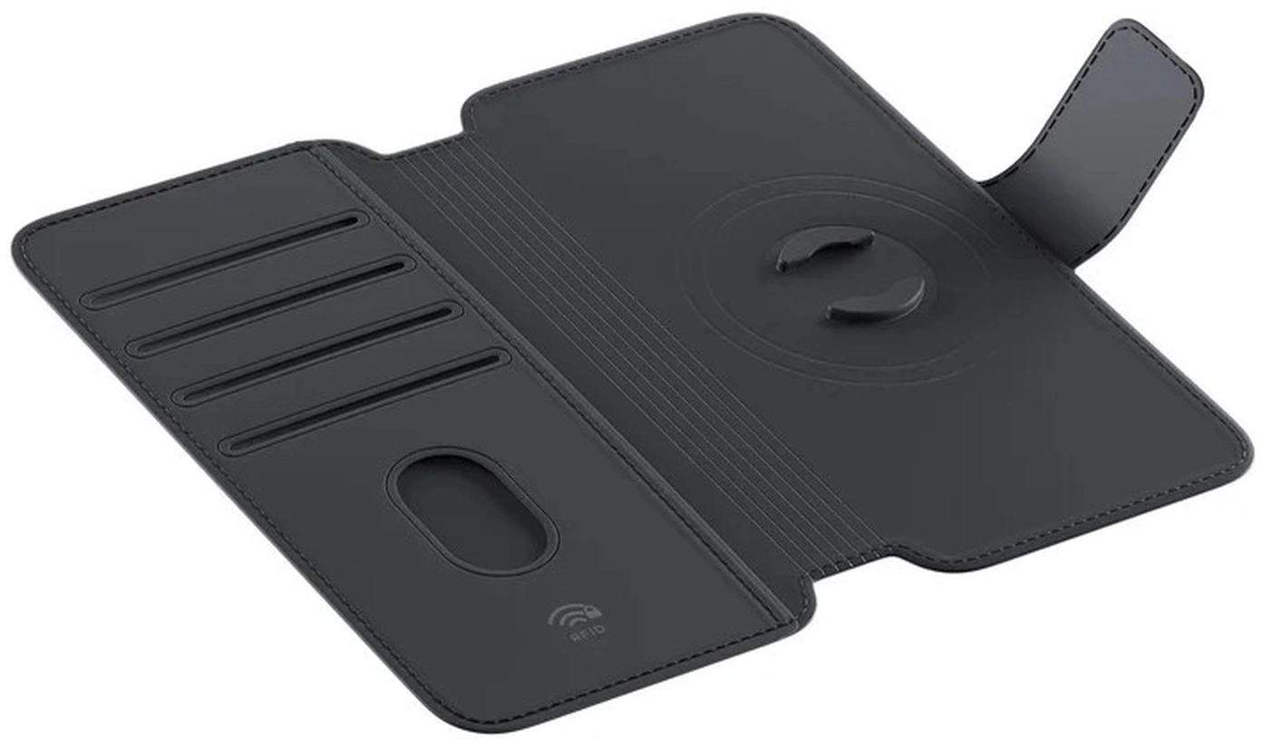 SP Connect SPC+ Magnetic Card Wallet Flip Case - MagSafe Kaarthouder Zwart (M) afbeelding 2