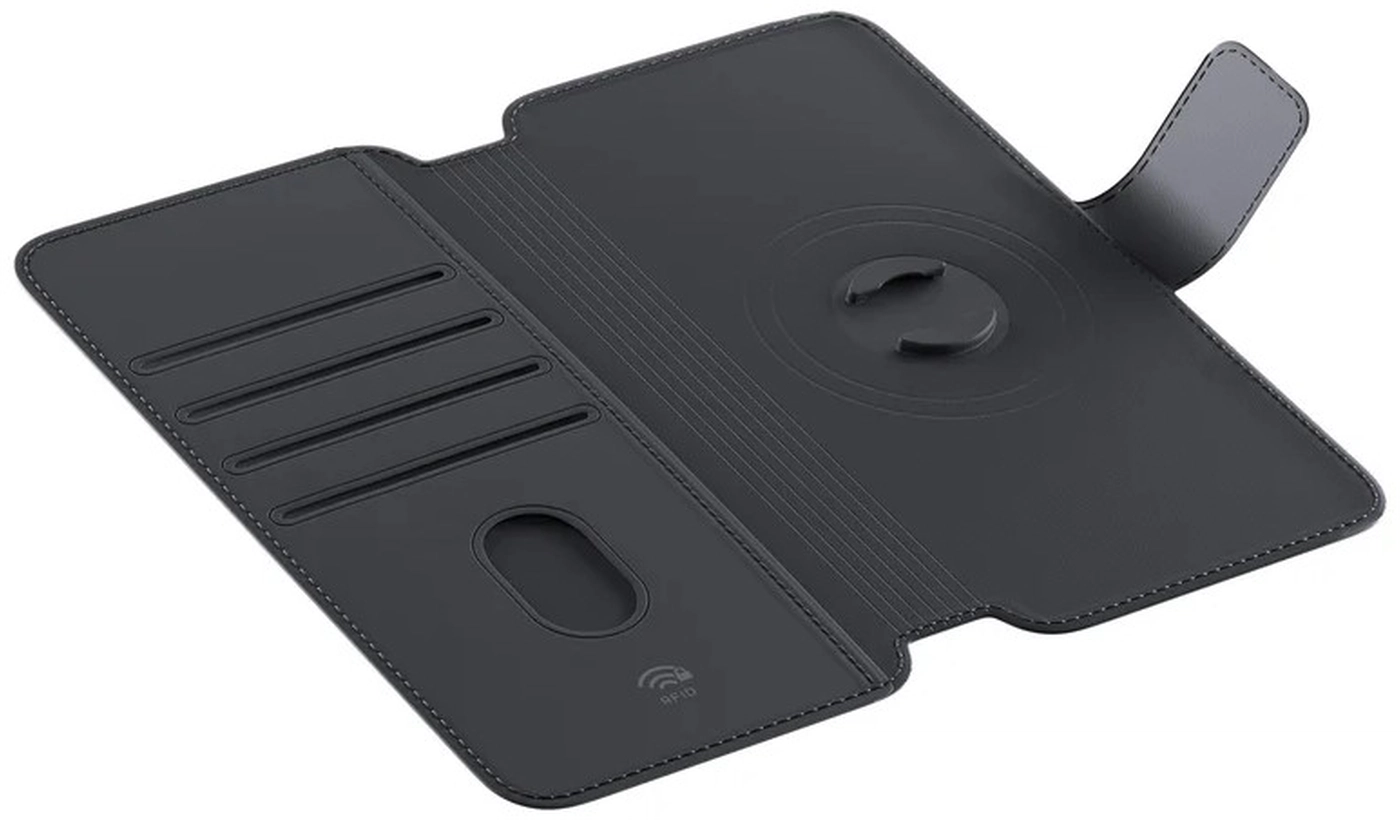 SP Connect SPC+ Magnetic Card Wallet Flip Case - MagSafe Kaarthouder Zwart (XL) afbeelding 2