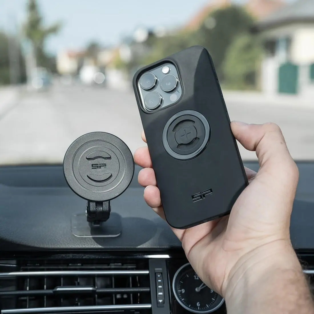 SP Adhesive Mount Pro Mag-Align - Telefoonhouder Motor/Auto/Scooter SPC+ Hoesjes afbeelding 2