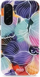 MIO MagSafe Samsung Galaxy A26 Hoesje Hard Shell Back Cover Flowers afbeelding