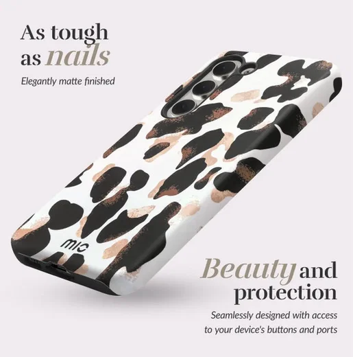 MIO MagSafe Samsung Galaxy A26 Hoesje Hard Shell Back Cover Leopard afbeelding 2