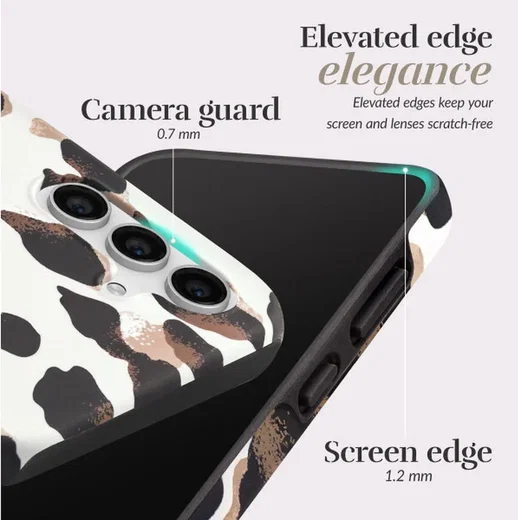 MIO MagSafe Samsung Galaxy A26 Hoesje Hard Shell Back Cover Leopard afbeelding 4