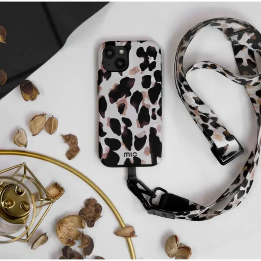 MIO MagSafe Samsung Galaxy A26 Hoesje Hard Shell Back Cover Leopard afbeelding 6