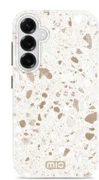 MIO MagSafe / Qi2 Samsung Galaxy S25 Plus Hoesje Back Cover Soft Terrazzo