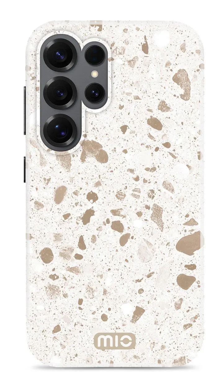 MIO MagSafe / Qi2 Samsung Galaxy S25 Ultra Hoesje Back Cover Soft Terrazzo afbeelding 1