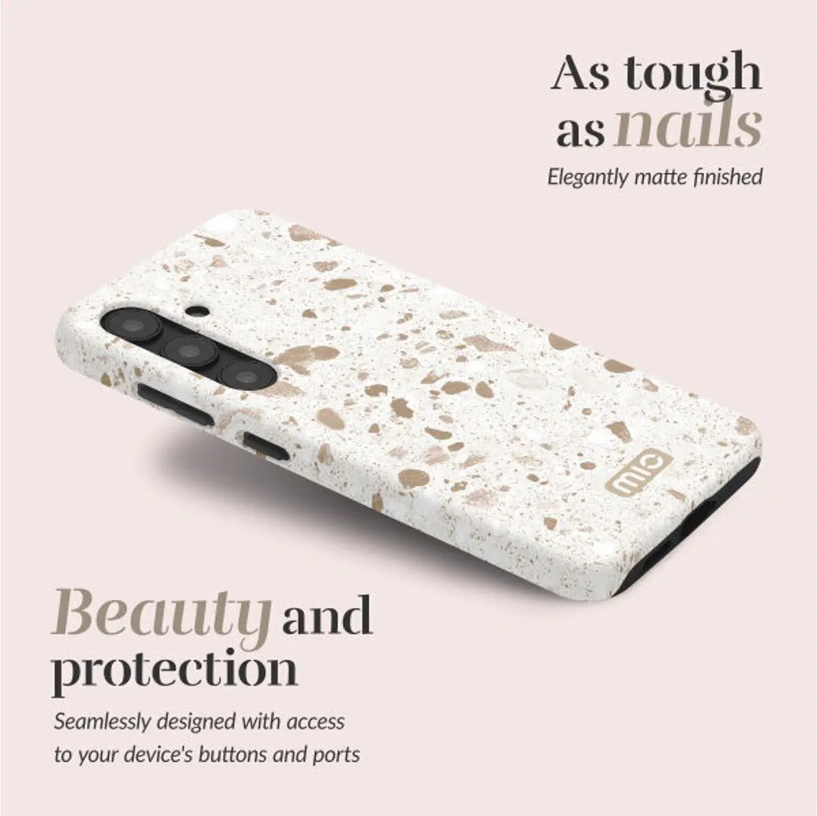 MIO MagSafe / Qi2 Samsung Galaxy S25 Ultra Hoesje Back Cover Soft Terrazzo afbeelding 2