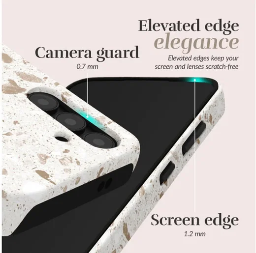 MIO MagSafe / Qi2 Samsung Galaxy S25 Ultra Hoesje Back Cover Soft Terrazzo afbeelding 4