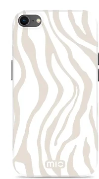 MIO MagSafe iPhone SE (22/20)/8/7 Hoesje Hard Shell Back Cover Sandy Zebra