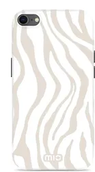 MIO MagSafe iPhone SE (22/20)/8/7 Hoesje Hard Shell Back Cover Sandy Zebra afbeelding