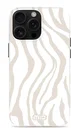 MIO MagSafe Apple iPhone 16 Pro Hoesje Hard Shell Back Cover Sandy Zebra