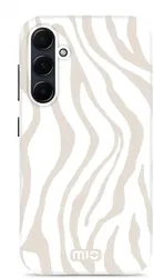 MIO MagSafe Samsung Galaxy A55 Hoesje Hard Shell Back Cover Sandy Zebra afbeelding