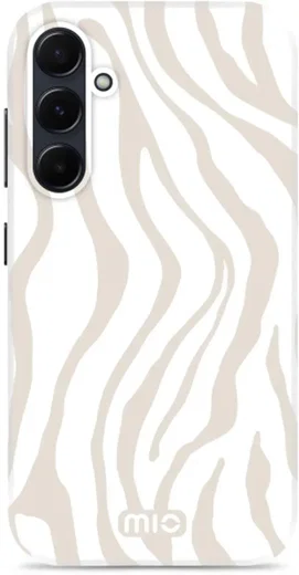 MIO MagSafe Samsung Galaxy A55 Hoesje Hard Shell Back Cover Sandy Zebra afbeelding 5