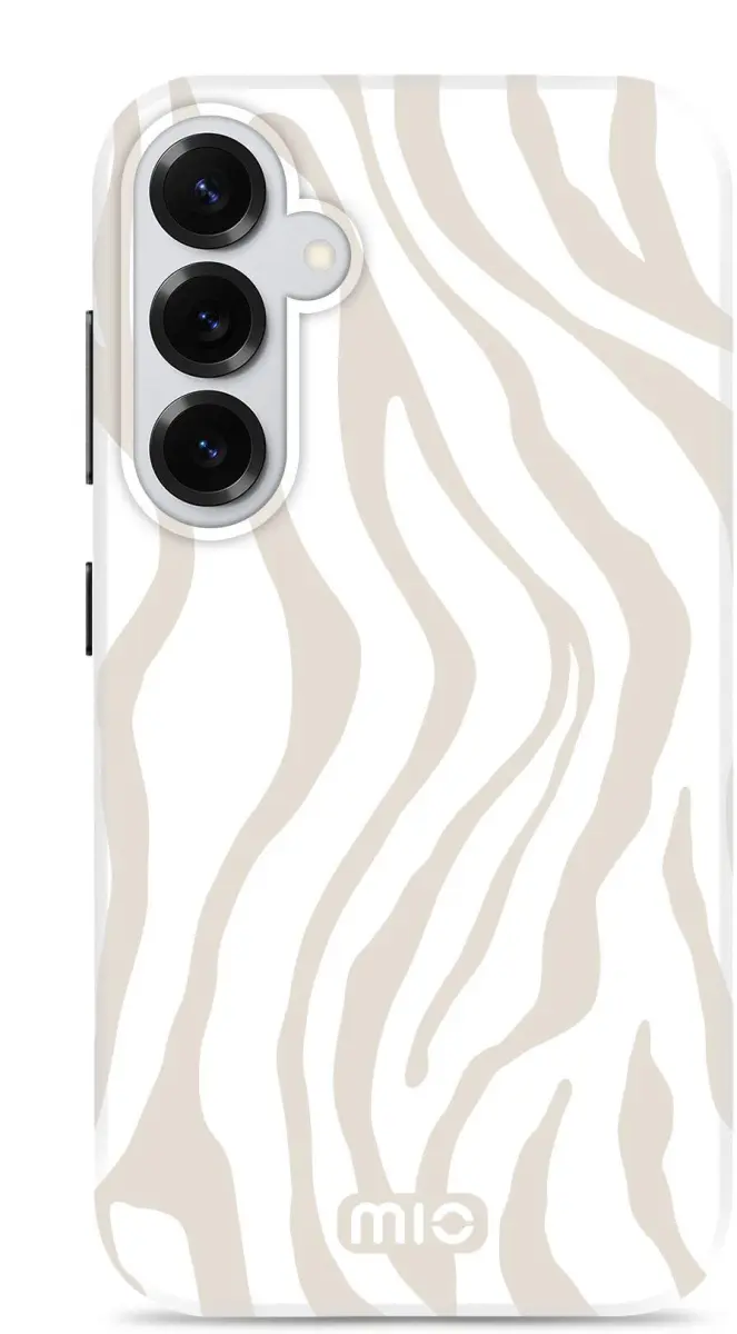MIO MagSafe / Qi2 Samsung Galaxy S25 Plus Hoesje Back Cover Sandy Zebra afbeelding 1
