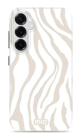 MIO MagSafe / Qi2 Samsung Galaxy S25 Plus Hoesje Back Cover Sandy Zebra afbeelding 1