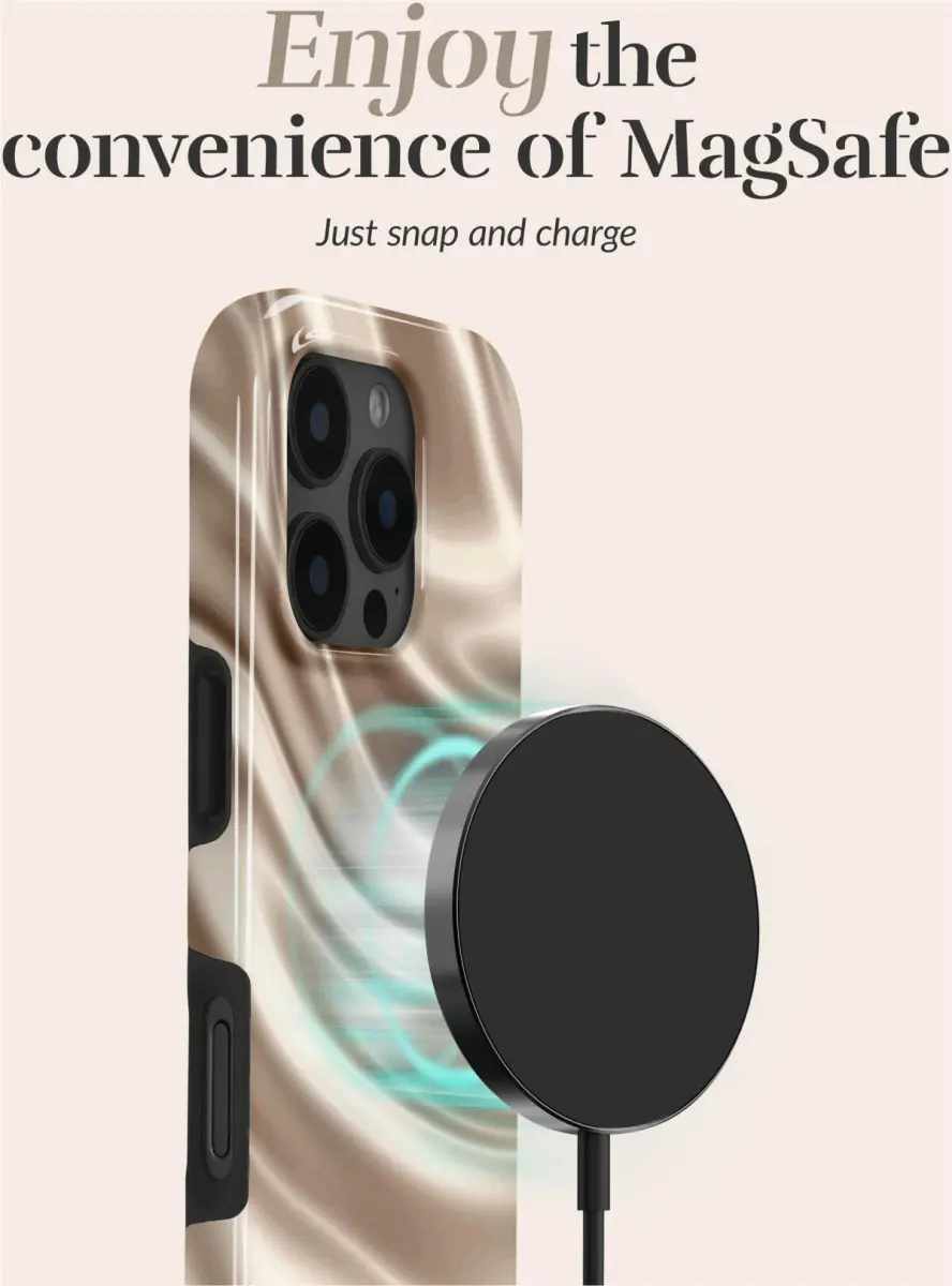 MIO MagSafe Apple iPhone 16 Pro Hoesje Hard Shell Back Cover Silky Dreams afbeelding 3