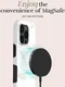 MIO MagSafe Apple iPhone 15 Pro Hoesje Hard Shell Back Cover White Marble afbeelding 3