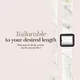 MIO Lanyard Universeel Nylon Telefoonkoord / Telefoonketting White Marble afbeelding 4