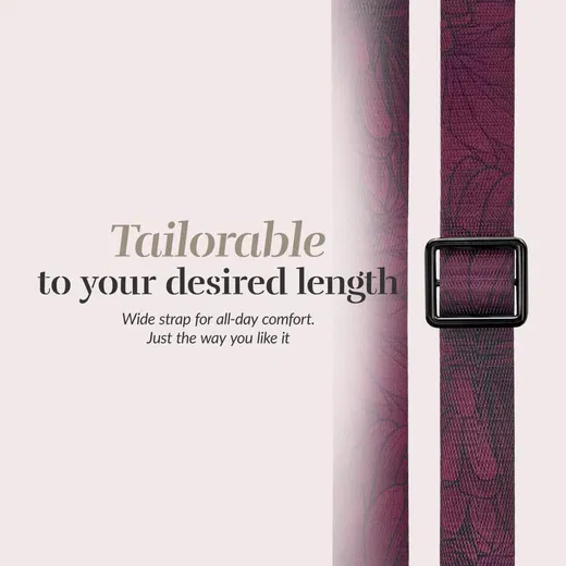 MIO Lanyard Universeel Nylon Telefoonkoord / Telefoonketting Berry Blooms afbeelding 4