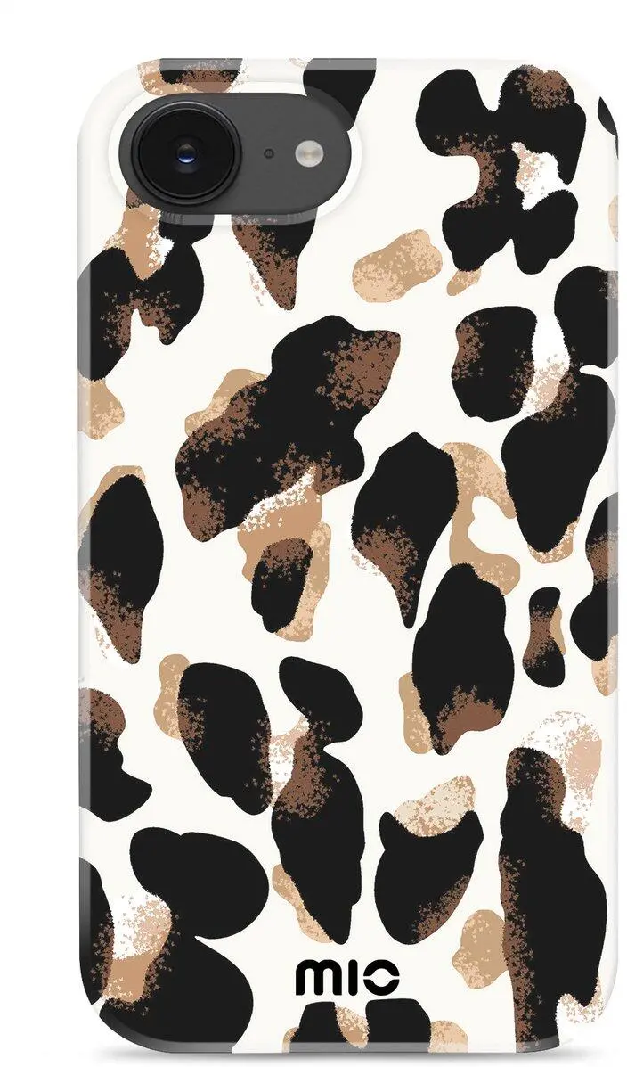 MIO MagSafe iPhone 17e / 16e Hoesje Hard Shell Back Cover Leopard afbeelding 1