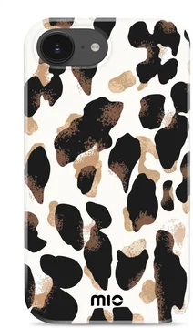 MIO MagSafe iPhone 17e / 16e Hoesje Hard Shell Back Cover Leopard