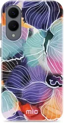 MIO MagSafe Samsung Galaxy S25 Edge Hoesje Back Cover Flowers afbeelding
