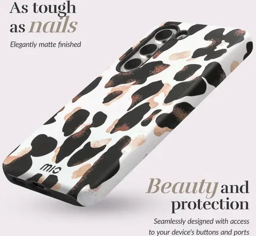 MIO MagSafe Samsung Galaxy S25 Edge Hoesje Back Cover Leopard afbeelding 2