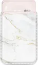 MIO Card Holder Universele MagSafe Kaarthouder / Pasjeshouder White Marble