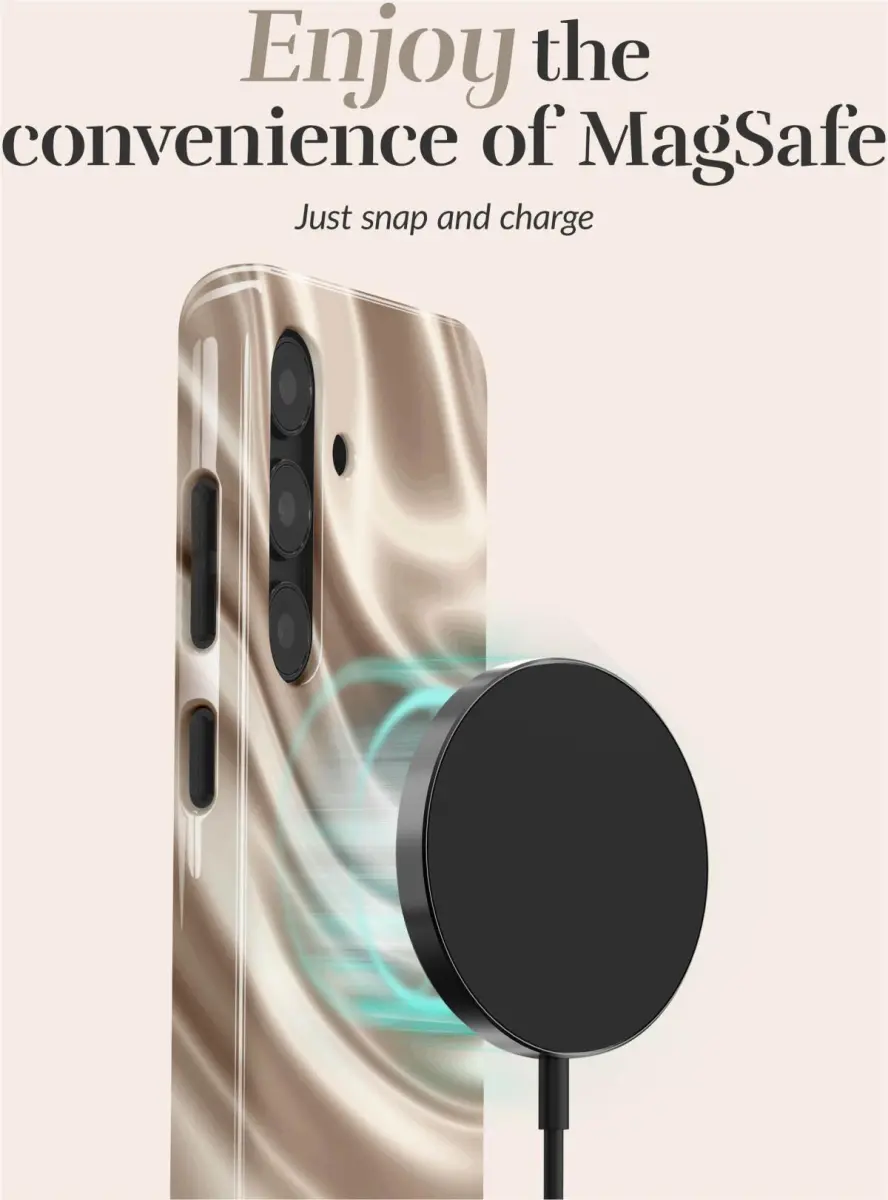 MIO MagSafe / Qi2 Samsung Galaxy S25 Ultra Hoesje Back Cover Silky Dreams afbeelding 3