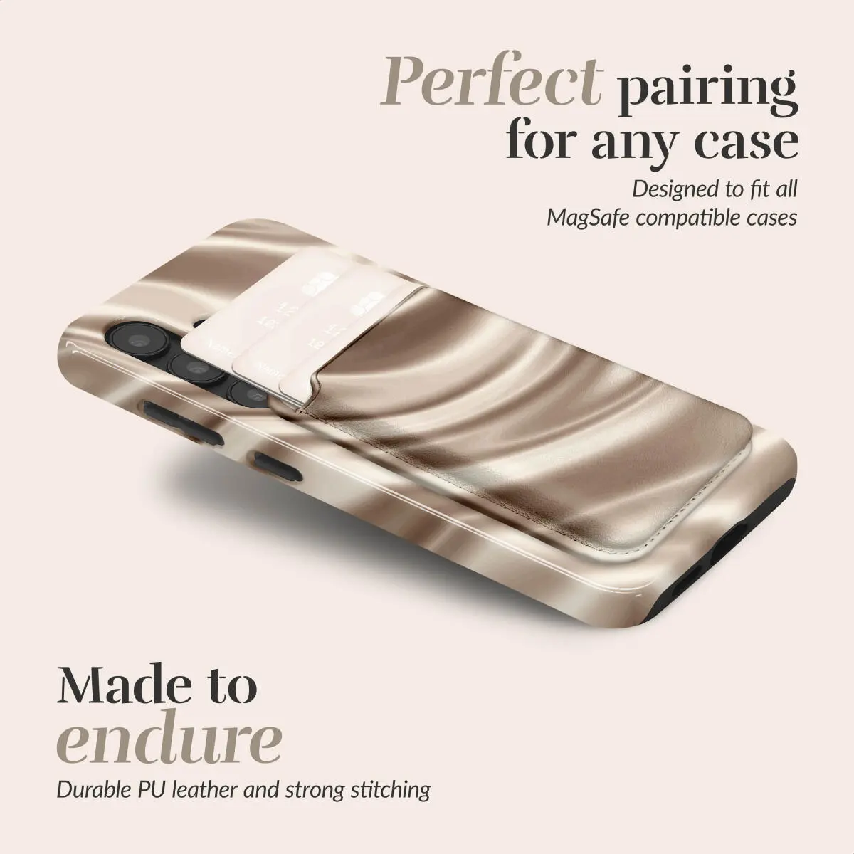 MIO Card Holder Universele MagSafe Kaarthouder / Pasjeshouder Silky Dreams afbeelding 3