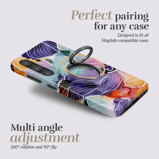 MIO Ring Holder Universele MagSafe Ring Houder / Vinger Houder Flowers afbeelding 3
