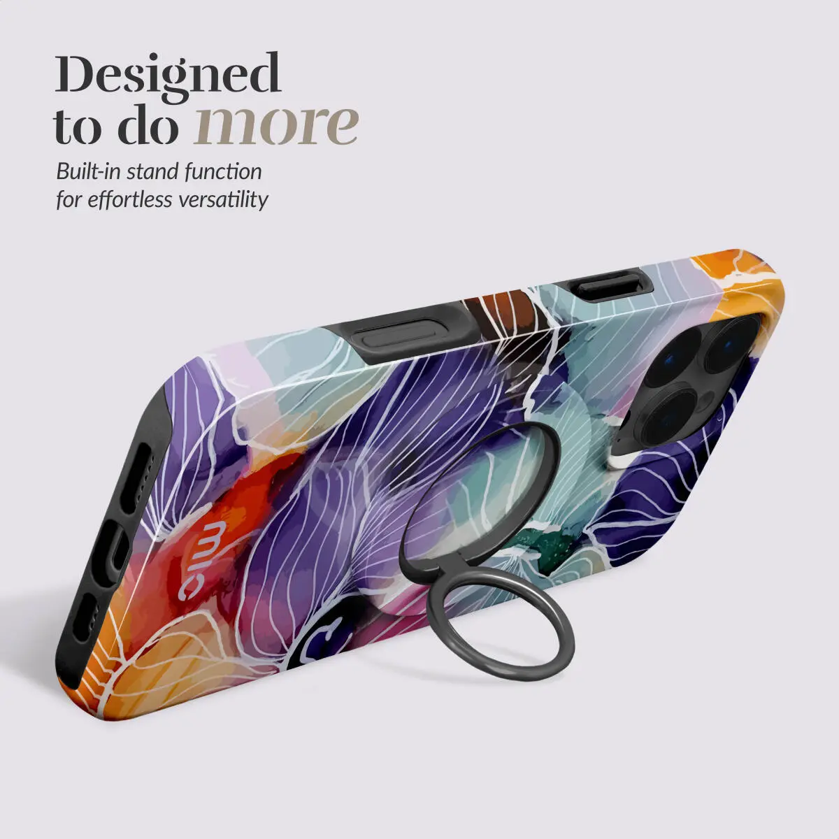MIO Ring Holder Universele MagSafe Ring Houder / Vinger Houder Flowers afbeelding 4