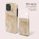 MIO Card Holder Universele MagSafe Kaarthouder / Pasjeshouder Gold Marble afbeelding 5
