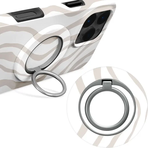 MIO Ring Holder Universele MagSafe Ring Houder / Vinger Houder Sandy Zebra afbeelding 1