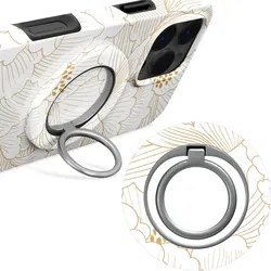 MIO Ring Holder Universele MagSafe Ring Houder / Vinger Houder White Roses afbeelding