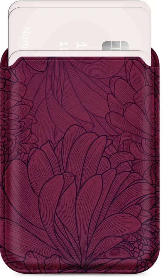 MIO Card Holder Universele MagSafe Kaarthouder / Pasjeshouder Berry Blooms afbeelding 1
