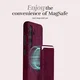 MIO Card Holder Universele MagSafe Kaarthouder / Pasjeshouder Berry Blooms afbeelding 2