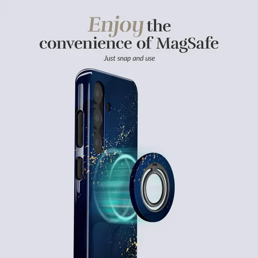 MIO Ring Holder Universele MagSafe Ring Houder / Vinger Houder Midnight Sparkle afbeelding 2