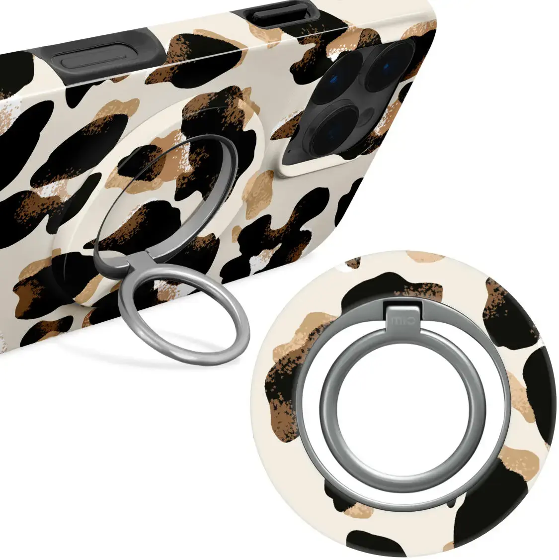 MIO Ring Holder Universele MagSafe Ring Houder / Vinger Houder Leopard afbeelding 1