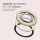 MIO Ring Holder Universele MagSafe Ring Houder / Vinger Houder Gold Marble afbeelding 5