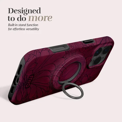 MIO Ring Holder Universele MagSafe Ring Houder / Vinger Houder Berry Blooms afbeelding 4