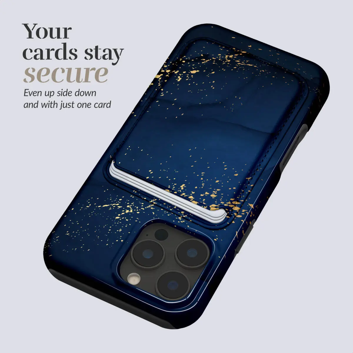 MIO Card Holder Universele MagSafe Kaarthouder / Pasjeshouder Midnight Sparkle afbeelding 6