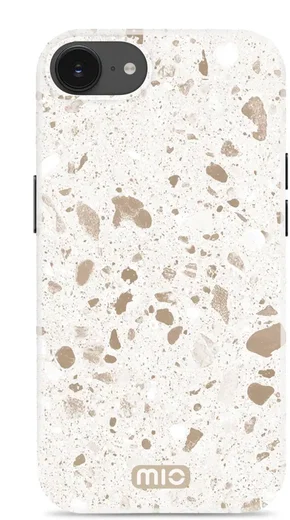 MIO MagSafe iPhone 17e / 16e Hoesje Hard Shell Back Cover Soft Terrazzo afbeelding 1