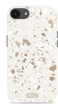 MIO MagSafe iPhone 17e / 16e Hoesje Hard Shell Back Cover Soft Terrazzo