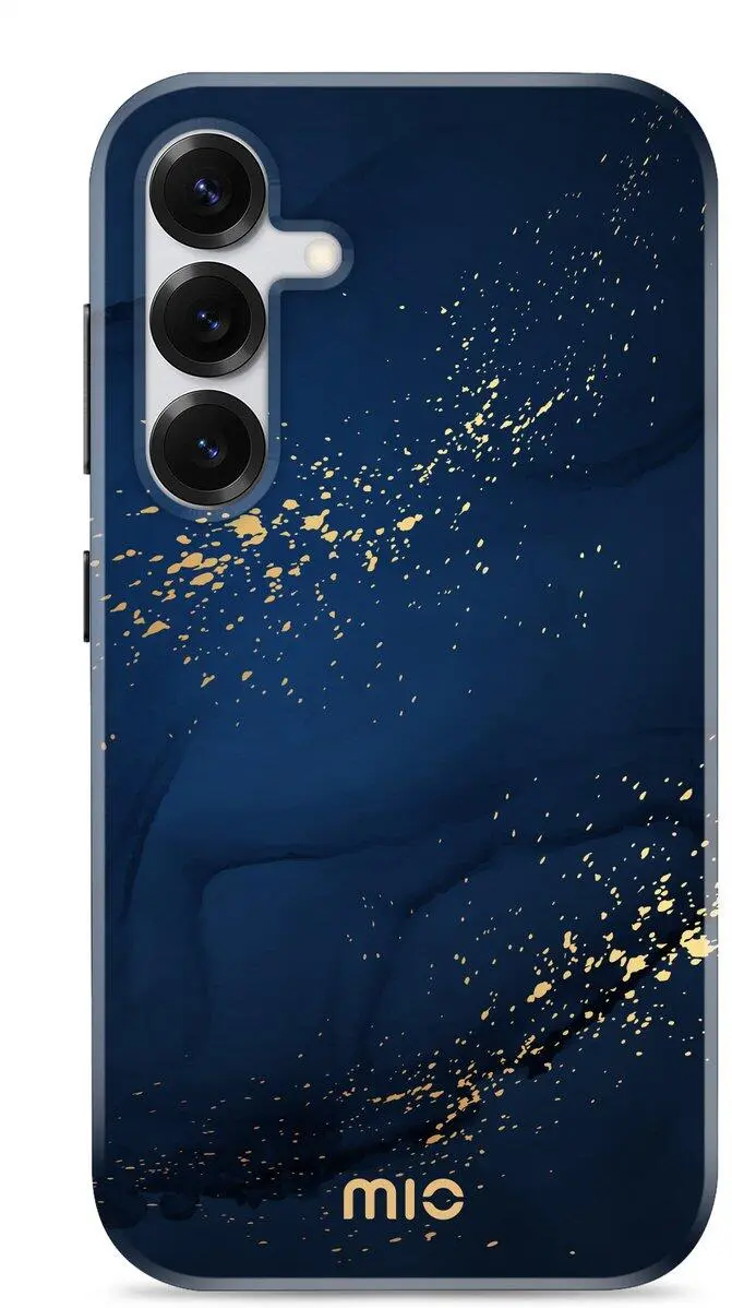 MIO MagSafe / Qi2 Samsung Galaxy S25 Hoesje Back Cover Midnight Sparkle afbeelding 1