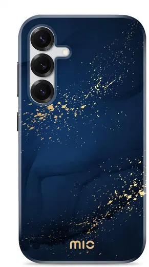 MIO MagSafe / Qi2 Samsung Galaxy S25 Hoesje Back Cover Midnight Sparkle afbeelding 1