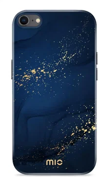 MIO MagSafe iPhone SE (22/20)/8/7 Hoesje Hard Shell Back Cover Midnight Sparkle