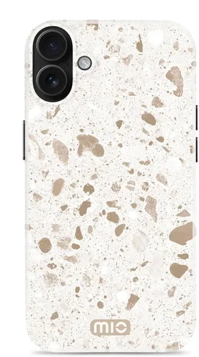 MIO MagSafe Apple iPhone 16 Hoesje Hard Shell Back Cover Soft Terrazzo afbeelding 1