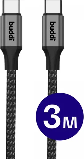 Originele Samsung 25W Power Adapter met Buddi Flex USB-C Kabel 3M Zwart afbeelding 15
