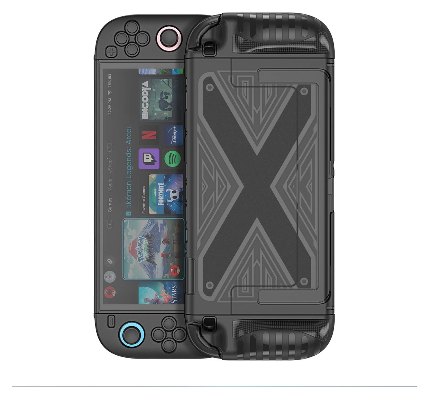 Dux Ducis Nintendo Switch 2 Hoesje Back Cover Case Zwart afbeelding 1